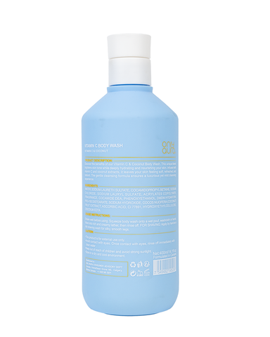 Onlyaura Brightens Skin Smooths & Calm Body Wash 400ml