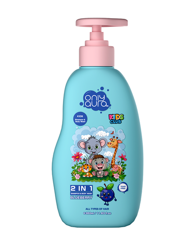 Onlyaura Kids 2 in 1 Shampoo & Body Wash 350ml