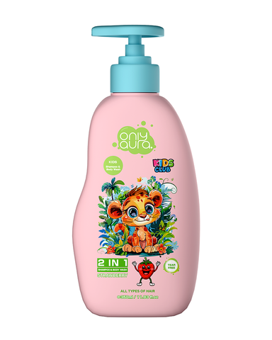 Onlyaura Kids 2 in 1 Shampoo & Body Wash 350ml