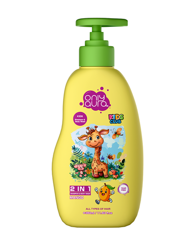 Onlyaura Kids 2 in 1 Shampoo & Body Wash 350ml