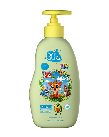 Onlyaura Kids 2 in 1 Shampoo & Body Wash 350ml