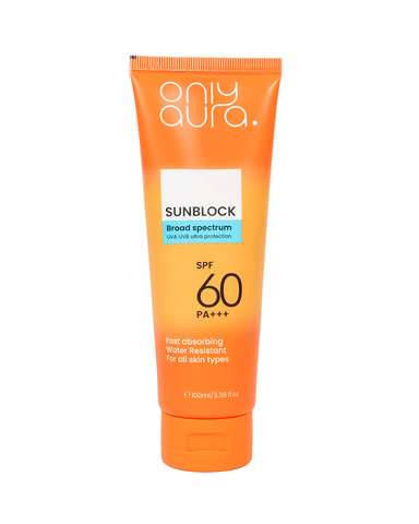 OnlyAura UVA UVB Ultra Protection SPF60 PA+++ Sunblock