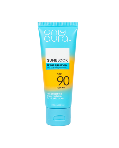 OnlyAura UVA UVB Ultra Protection SPF90 PA+++ Sunblock